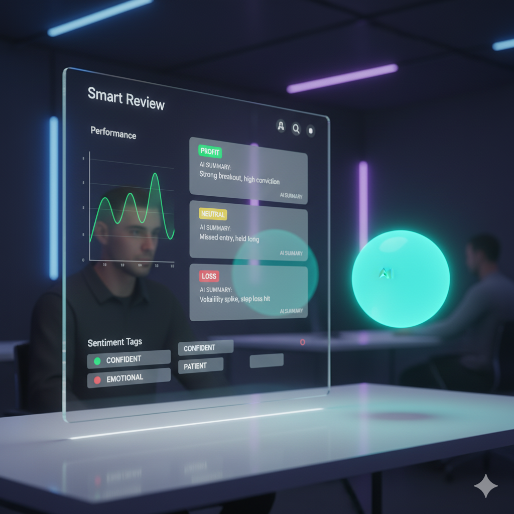 Smart Trade Journaling Interface